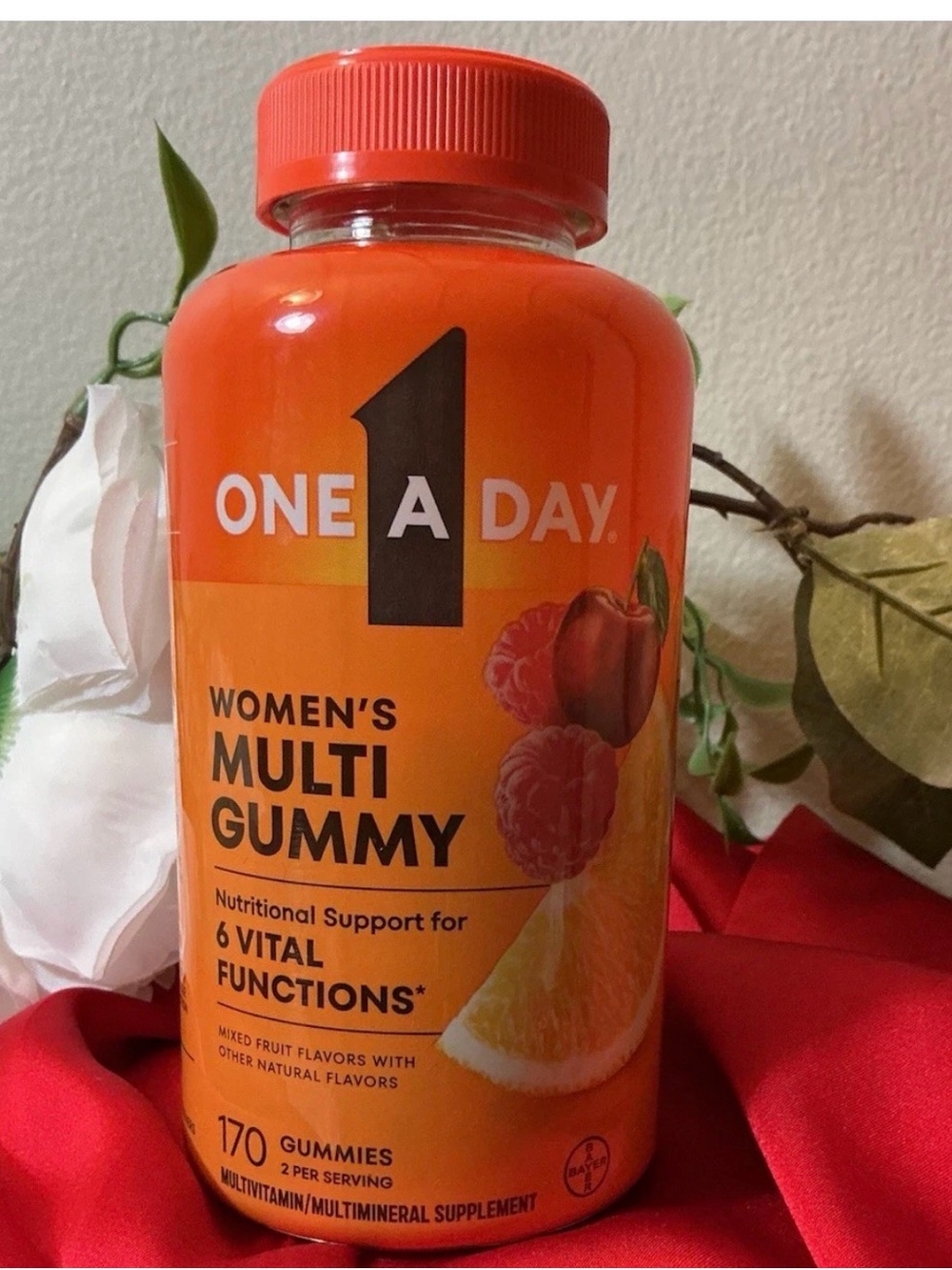 One A Day Women’s Multi Gummy Vitamins - Orange